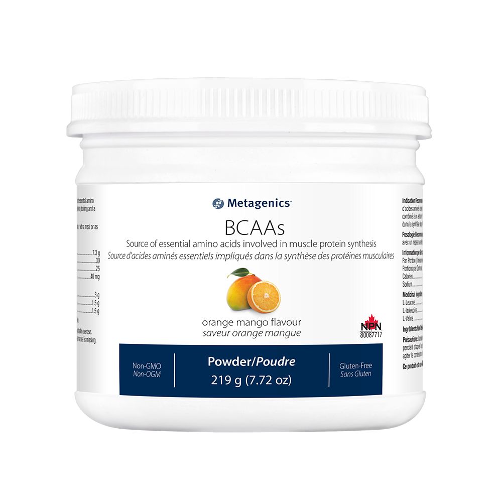 METAGENICS BCAA ORANGE MANGO POWDER 219G