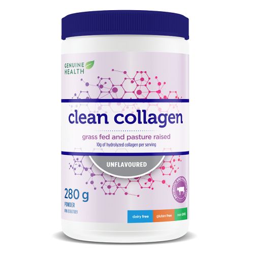 GENUINE HEALTH GRASS-FED CLEAN COLLAGEN UNFLAVOURED (BOVINE) 280G
