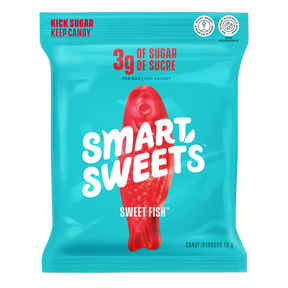 SMART SWEETS GUMMY FISH (VEGAN) 50G
