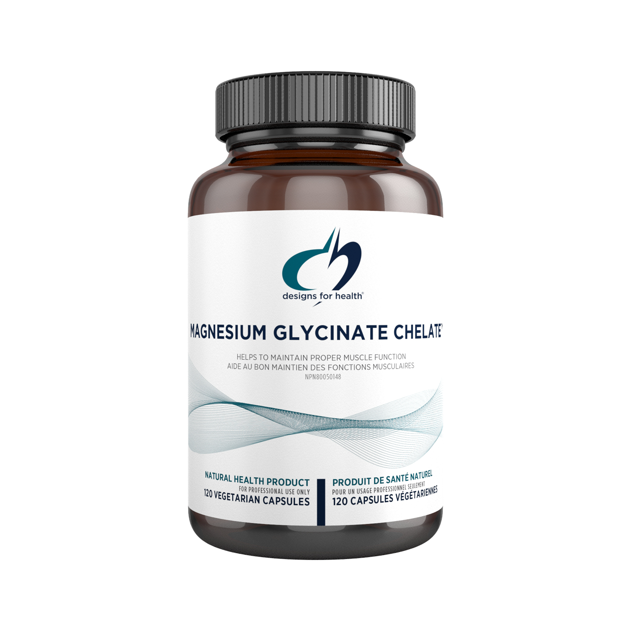 DESIGNS FOR HEALTH MAGNESIUM GLYCINATE COMPLEX (PREVIOUSLY CHELATE) 120 VEGICAPS