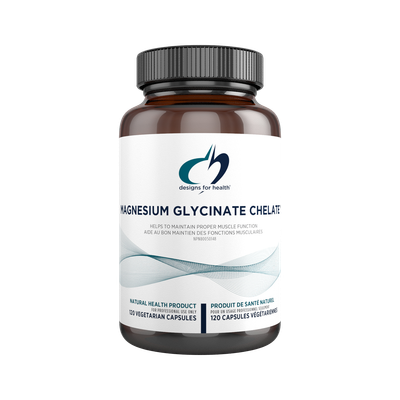 DESIGNS FOR HEALTH MAGNESIUM GLYCINATE COMPLEX (PREVIOUSLY CHELATE) 120 VEGICAPS