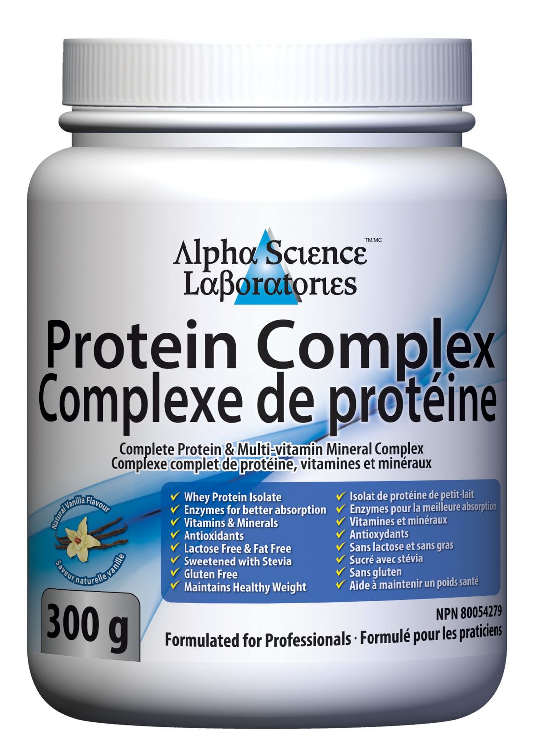 ALPHA SCIENCE LABS PROTEIN COMPLEX VANILLA 300G