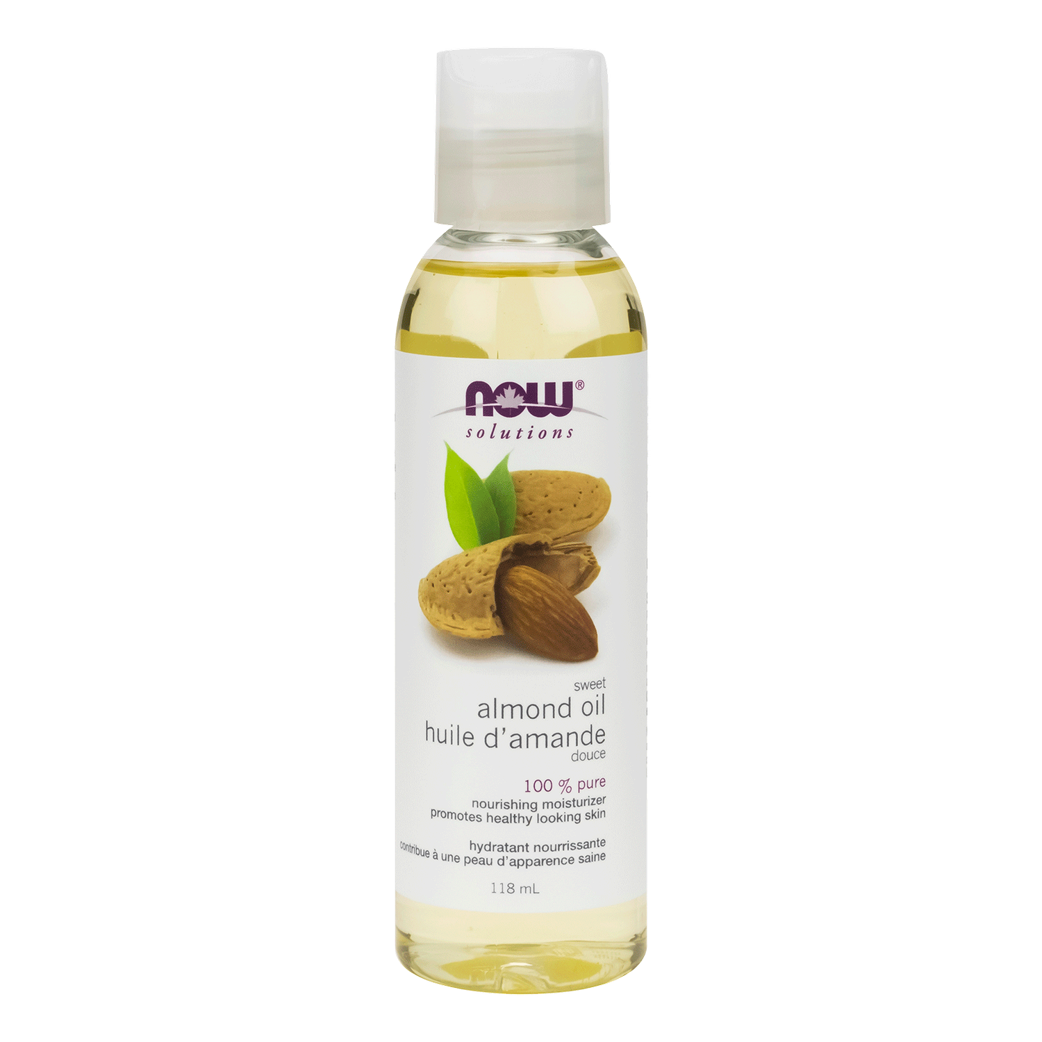 NOW ALMOND OIL - SWEET EXPELLER PRESSED 118ML