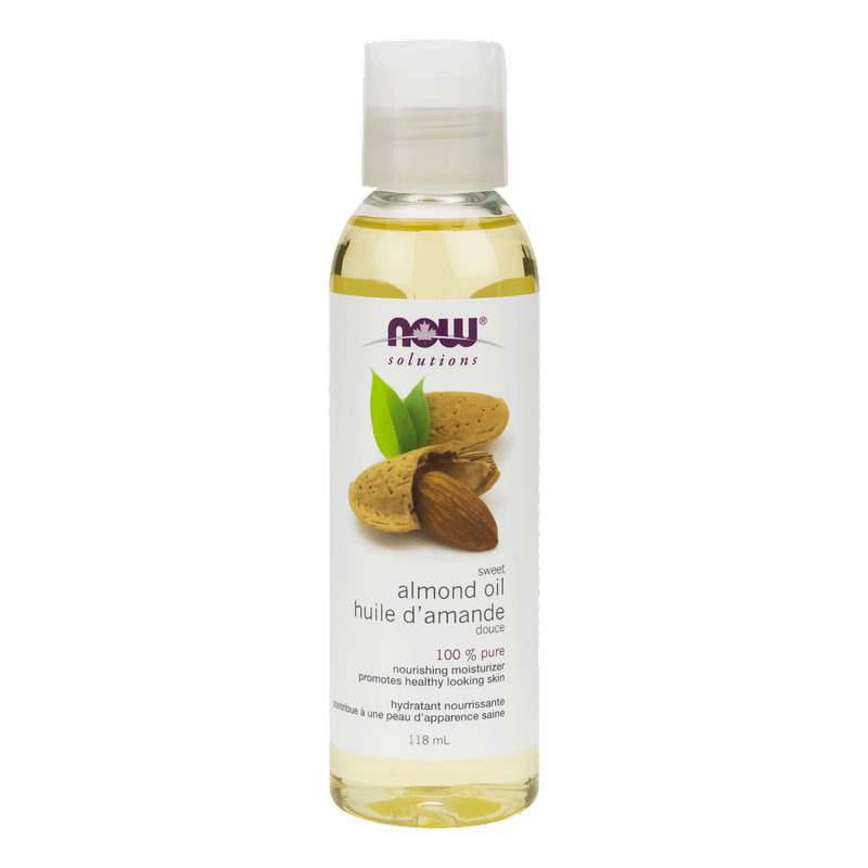 NOW ALMOND OIL - SWEET EXPELLER PRESSED 118ML