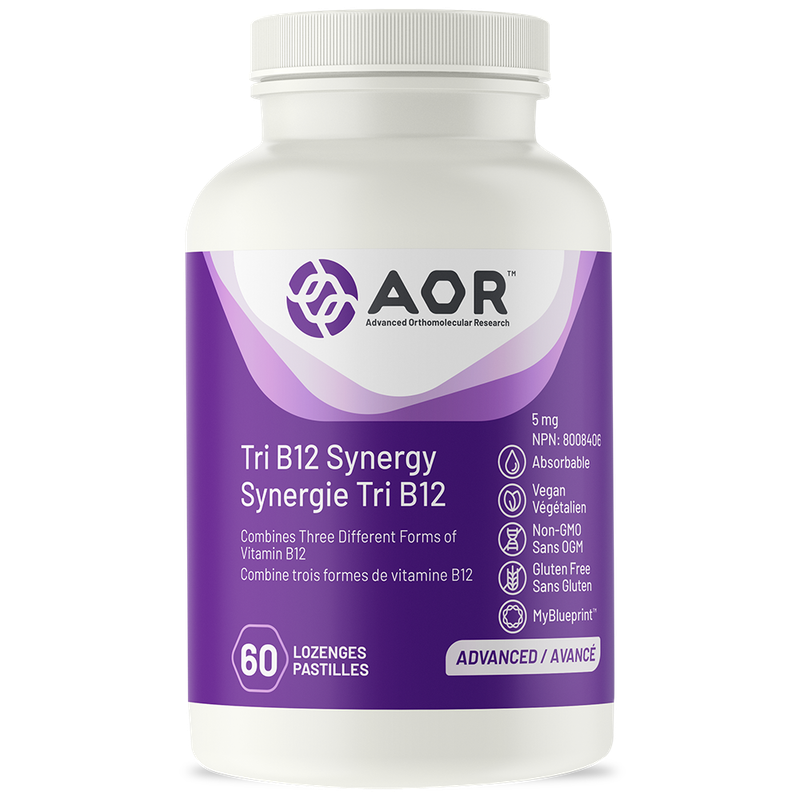 AOR TRI B12 SYNERGY 60 LOZENGES