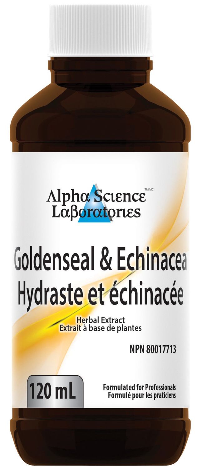 ALPHA SCIENCE LABS GOLDENSEAL AND ECHINACEA 120ML