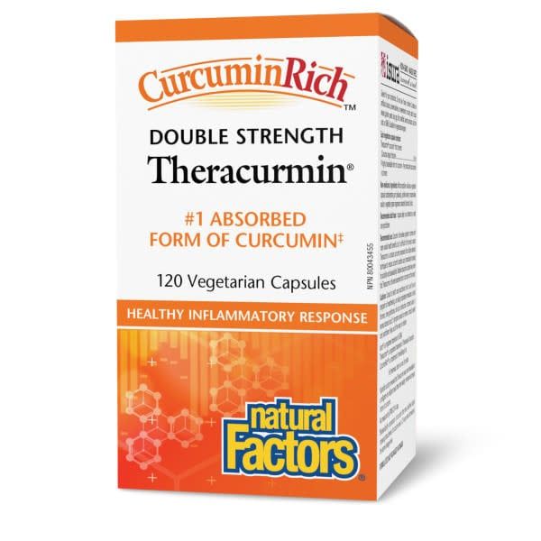 NATURAL FACTORS DOUBLE STRENGTH THERACURMIN (60MG) 120 VEGICAPS