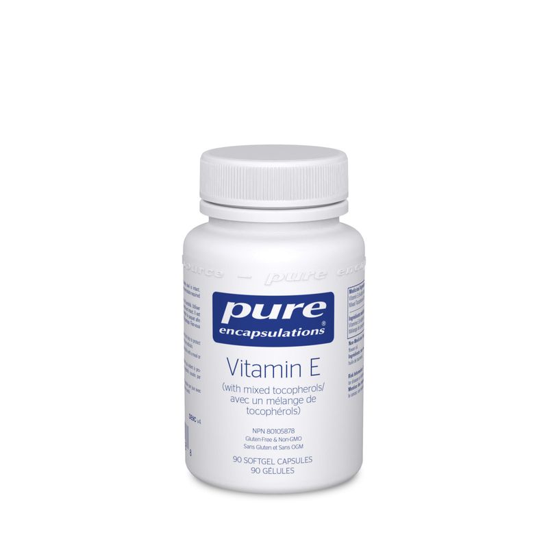 PURE ENCAPSULATIONS VITAMIN E (WITH MIXED TOCOPHERALS) 90 CAPS