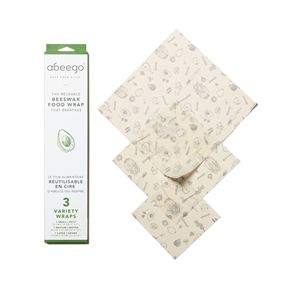 ABEEGO BEESWAX FOOD WRAP (VARIETY PACK)