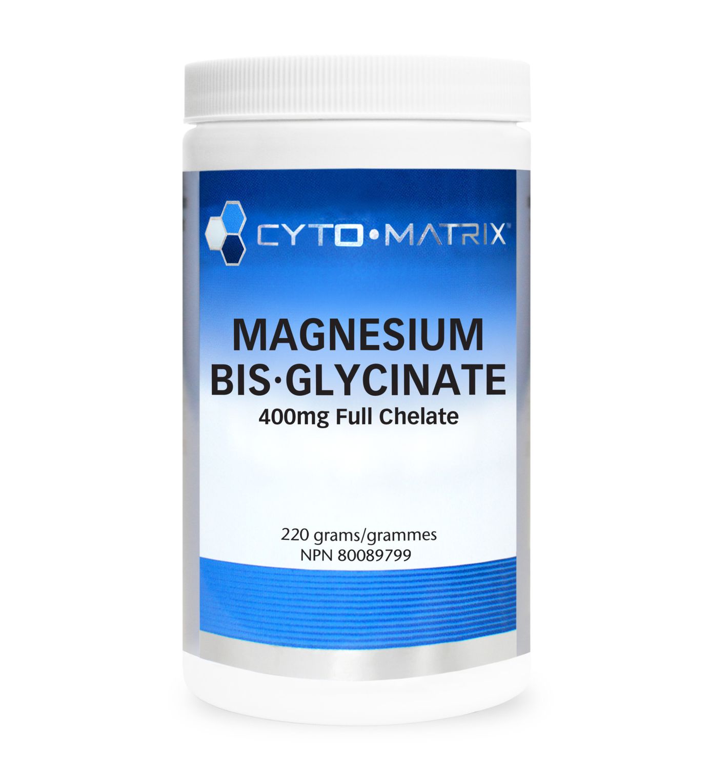 CYTO MATRIX MAGNESIUM BISGLYCINATE 400MG POWDER 220G