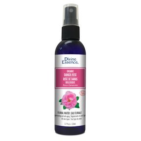 DIVINE ESSENCE DAMASK ROSE ORGANIC FLORAL WATER 110ML