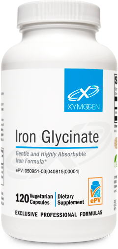 XYMOGEN IRON GLYCINATE 120 VEGICAPS