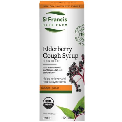 ST FRANCIS ELDERBERRY (FORMERLY STOP IT) COUGH SYRUP ADULT 120ml