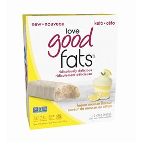 LOVE GOOD FATS LEMON MOUSSE BAR 40G