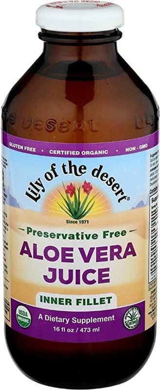 LILY ALOE VERA JUICE ORGANIC 473ML
