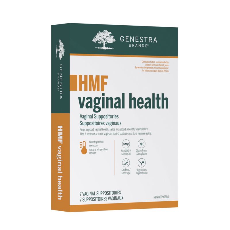 GENESTRA HMF VAGINAL HEALTH 7 VAGINAL SUPPOSITORIES