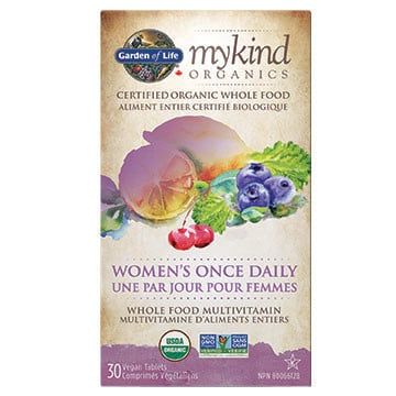 GARDEN OF LIFE MYKIND ORGANICS MULTIVITAMIN - WOMEN'S ONCE DAILY 30VT