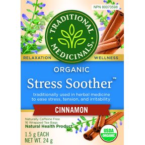 TRADITIONAL MEDICINALS ORGANIC STRESS SOOTHER 16 BAGS