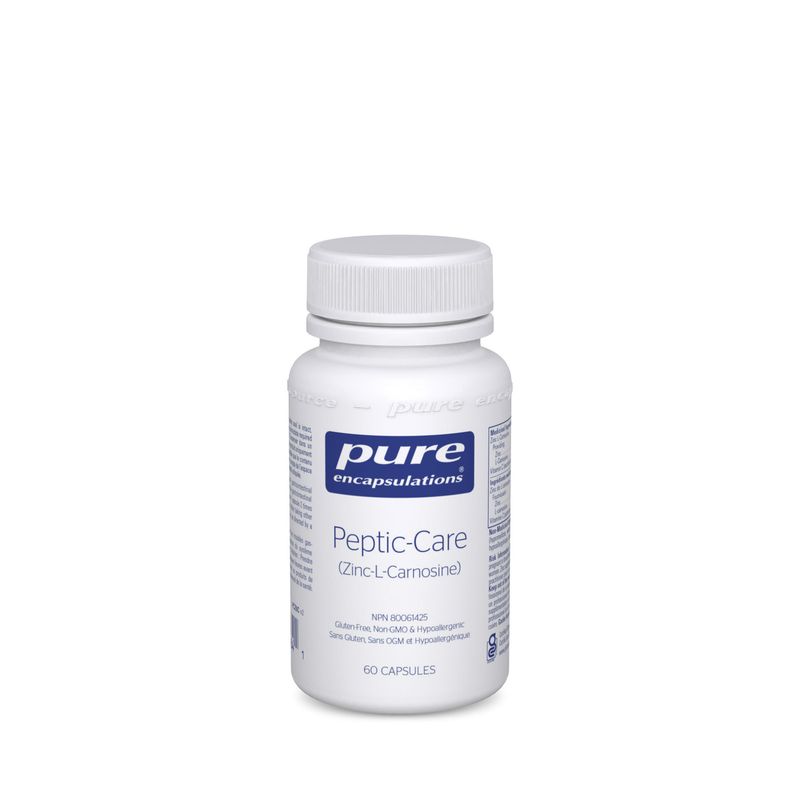 PURE ENCAPSULATIONS PEPTIC CARE ZC 60 CAPS