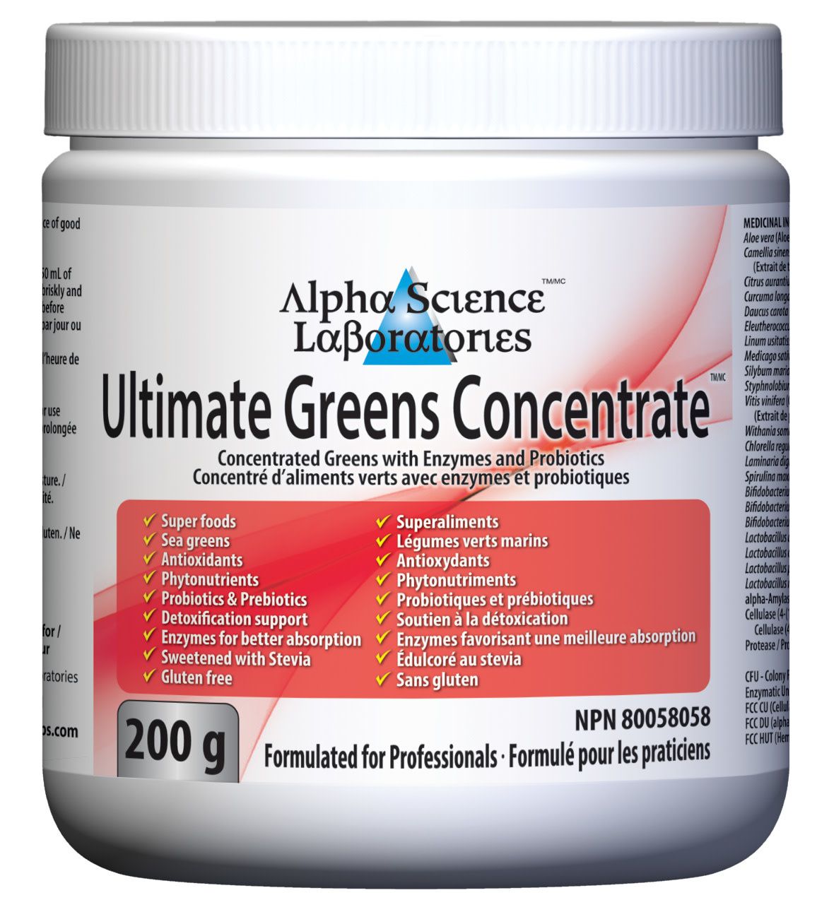 ALPHA SCIENCE ULTIMATE GREENS 200G