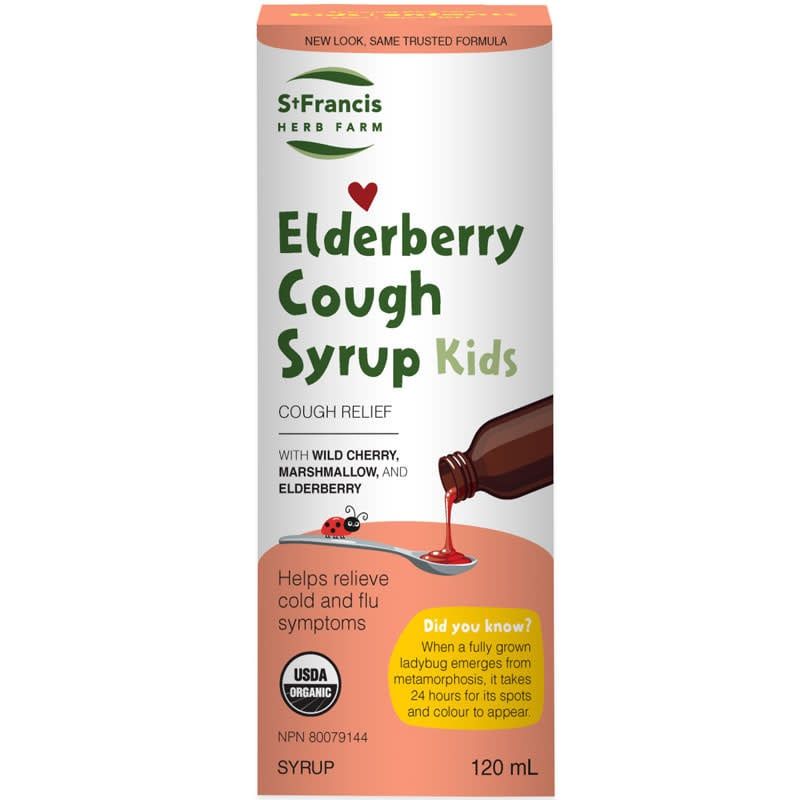 ST FRANCIS ELDERBERRY COUGH SYRUP KIDS 120ML (PREV. STOP IT COLD COUGH SYRUP CHILD)