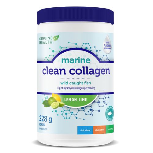 GENUINE HEALTH MARINE CLEAN COLLAGEN LEMON-LIME 228G