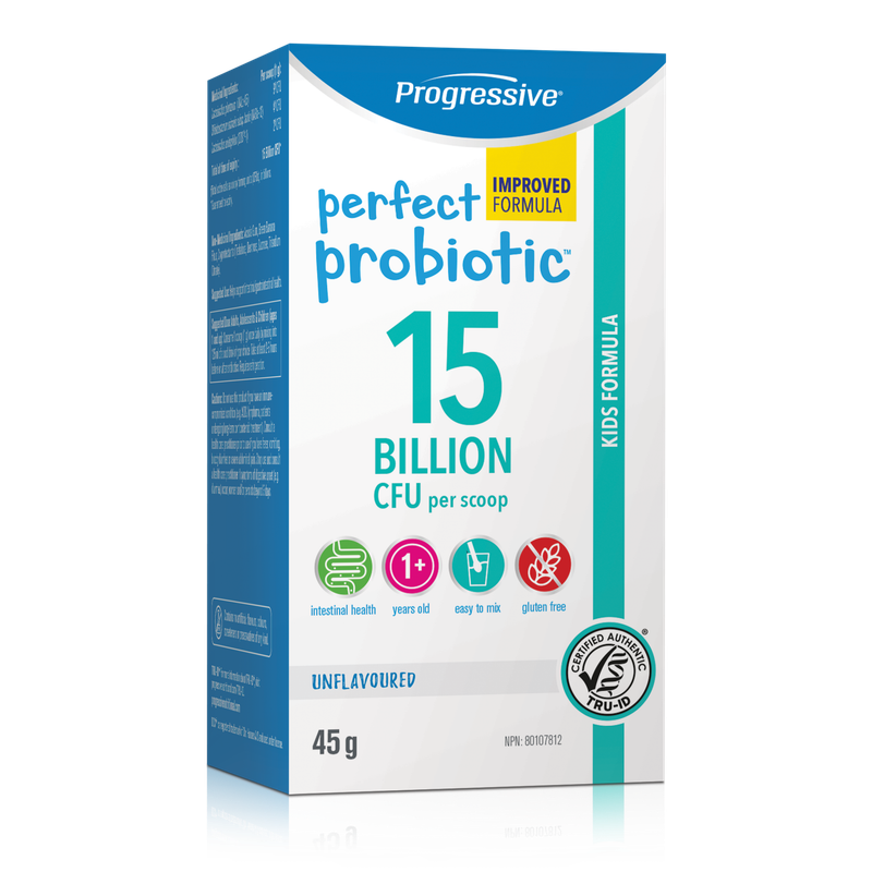 PROGRESSIVE PERFECT PROBIOTICS KID'S PROBIOTIC 15 BILLION 45G POWDER
