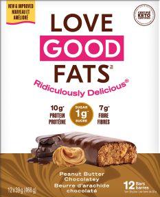 LOVE GOOD FATS PEANUT BUTTER CHOCOLATEY BAR 40G