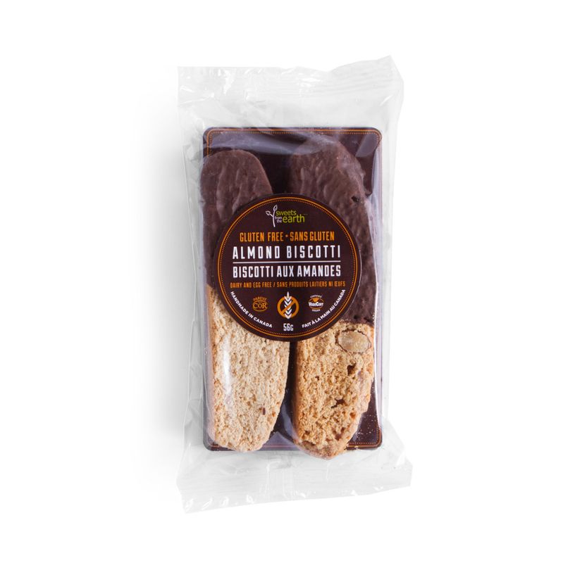SWEETS FROM THE EARTH CHOCOLATE ALMOND BISCOTTI (GLUTEN FREE)