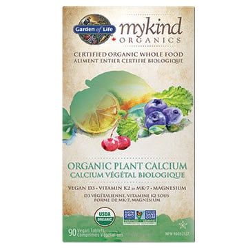 GARDEN OF LIFE MYKIND ORGANICS - ORGANIC PLANT CALCIUM 90 VT