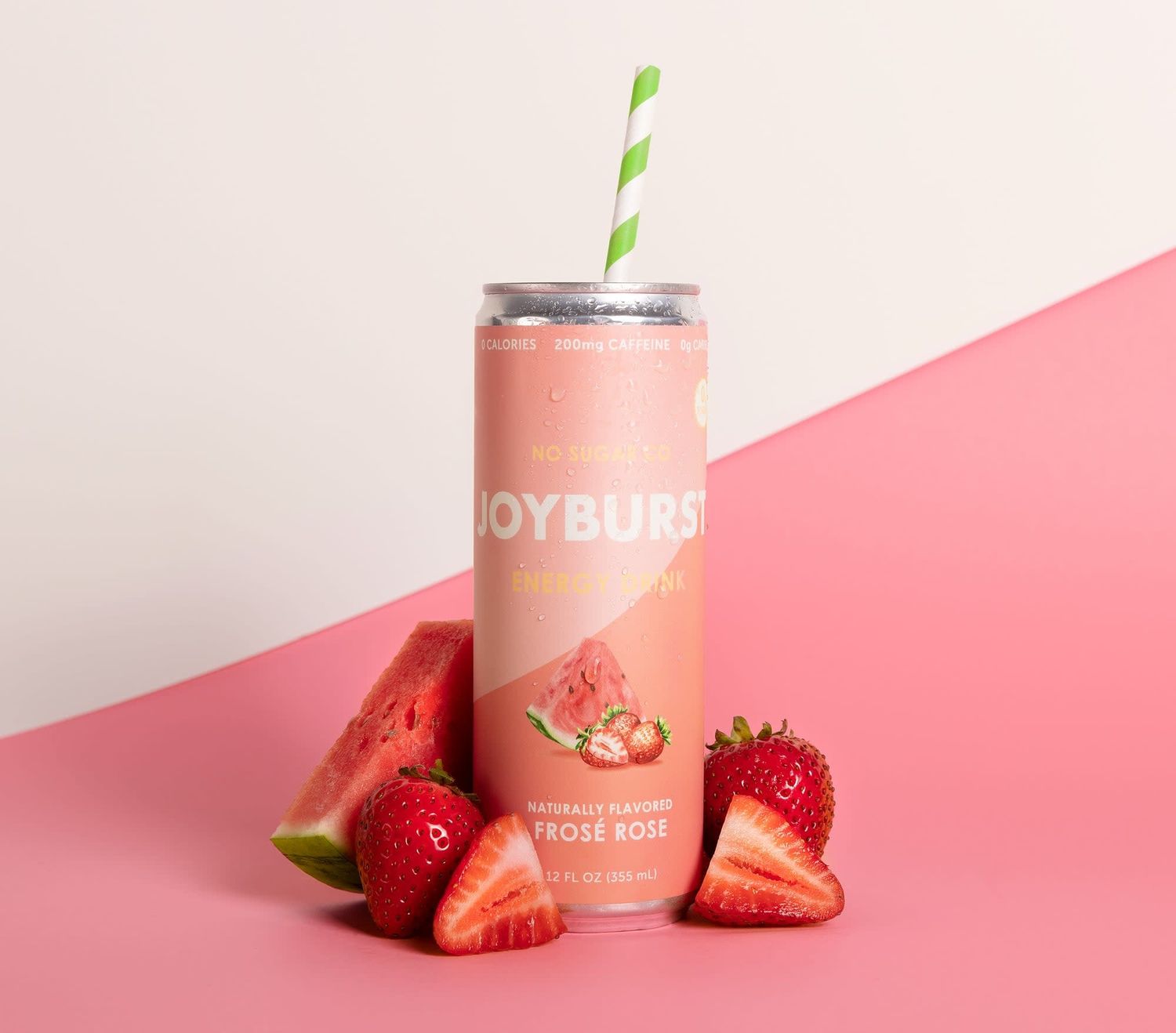 NO SUGAR COMPANY - JOYBURST ENERGY DRINK FROSE ROSE 355ML