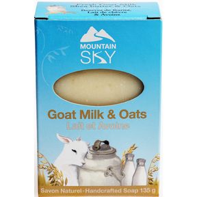 MOUNTAIN SKY GOAT MILK &amp; OATS BAR SOAP 135G