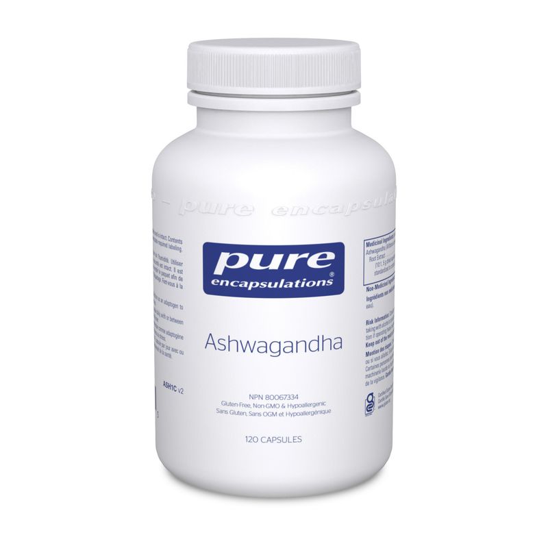 PURE ENCAPSULATIONS ASHWAGANDHA 500MG 120CAPS