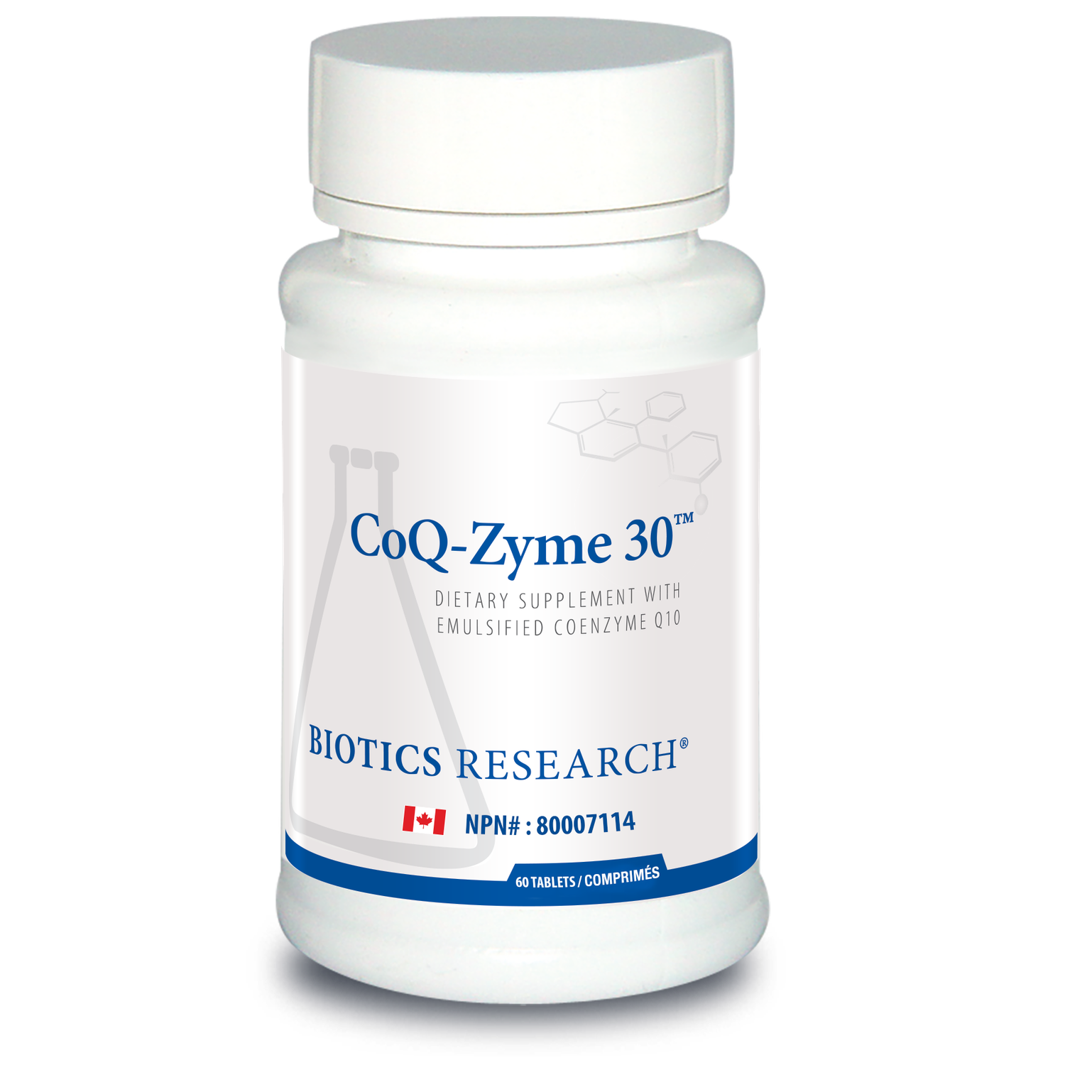 BIOTICS RESEARCH COQ ZYME 30 60 TABLETS