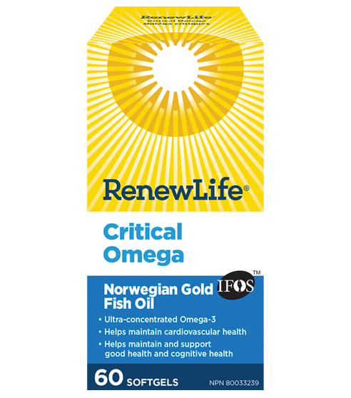 RENEWLIFE SUPER CRITICAL OMEGA 60 CAPS