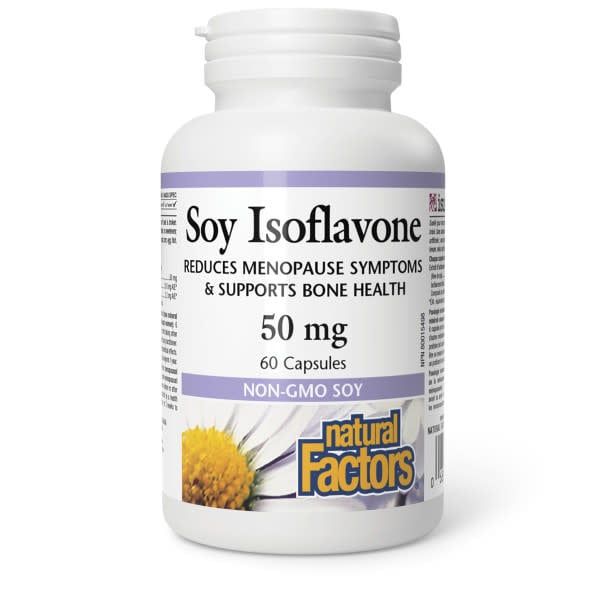 NATURAL FACTORS SOY ISOFLAVONES  50MG 60 CAPS