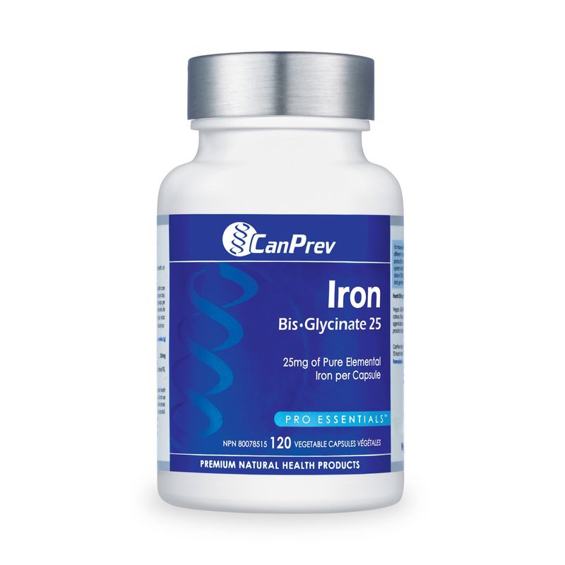 CANPREV IRON BIS-GLYCINATE 25 120 VEGICAPS