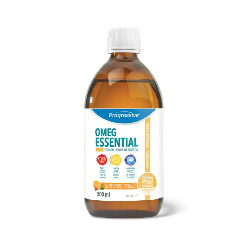 PROGRESSIVE OMEGESSENTIAL +D LIQUID ORANGE 500ML