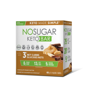 NO SUGAR KETO BAR CHOC PB 40G