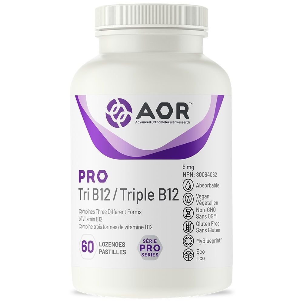 AOR PRO TRI B12 60 LOZENGES