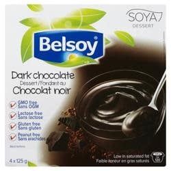 BELSOY FRENCH DARK CHOCOLATE SOY PUDDING 125G