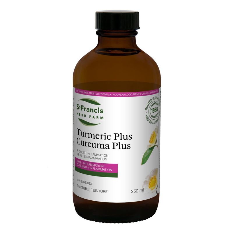 ST FRANCIS TUMERIC PLUS TINCTURE 250ML