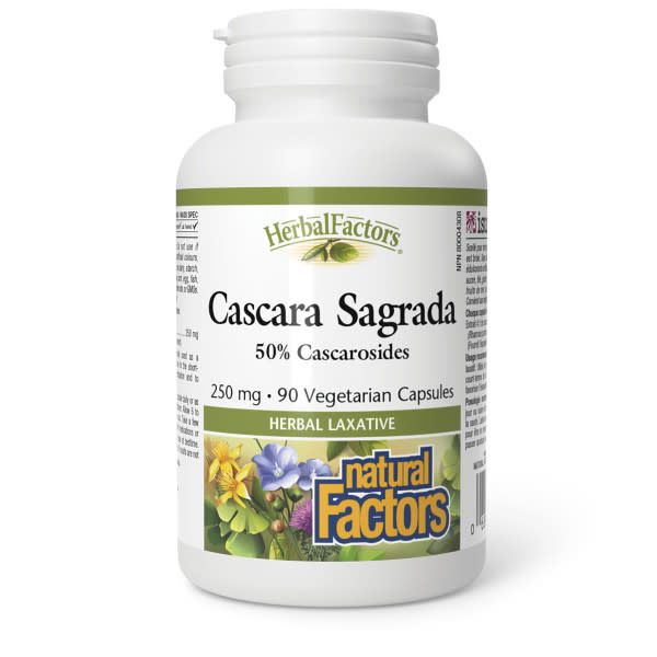 NATURAL FACTORS CASCARA SAGRADA 250MG 90 CAPS
