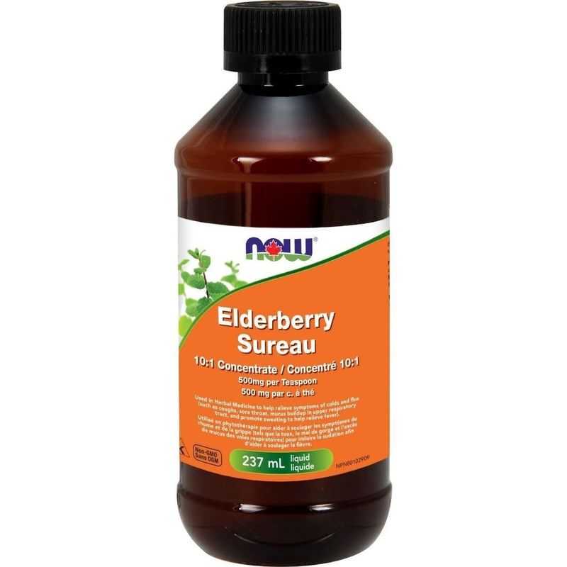 NOW ELDERBERRY 10:1 CONCENTRATE LIQUID 237ML (DISCONTINUED)