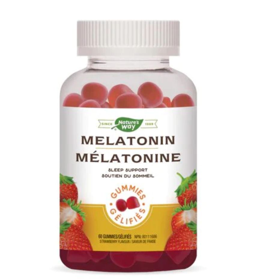 NATURE'S WAY MELATONIN GUMMIES 60 VEGGIE GUMMIES