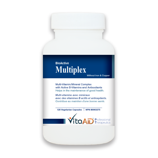 VITA AID BIO-ACTIVE MULTIPLEX (MULTI) WITHOUT FE AND CU 120 VEGICAPS
