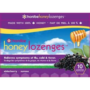 HONIBE HONEY &amp; ELDERBERRY 10 LOZENGES
