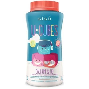 SISU U CUBES CALCIUM &amp; VITAMIN D3 120 GUMMIES