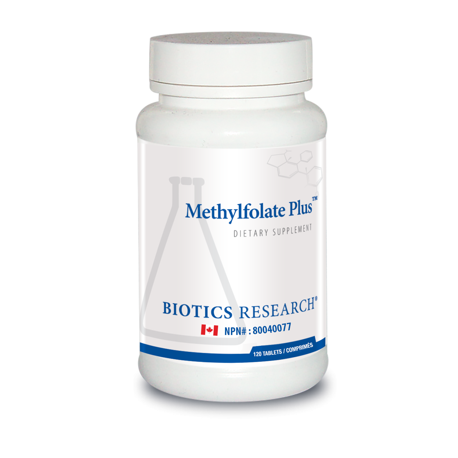BIOTICS RESEARCH METHYLFOLATE PLUS 120 TABS