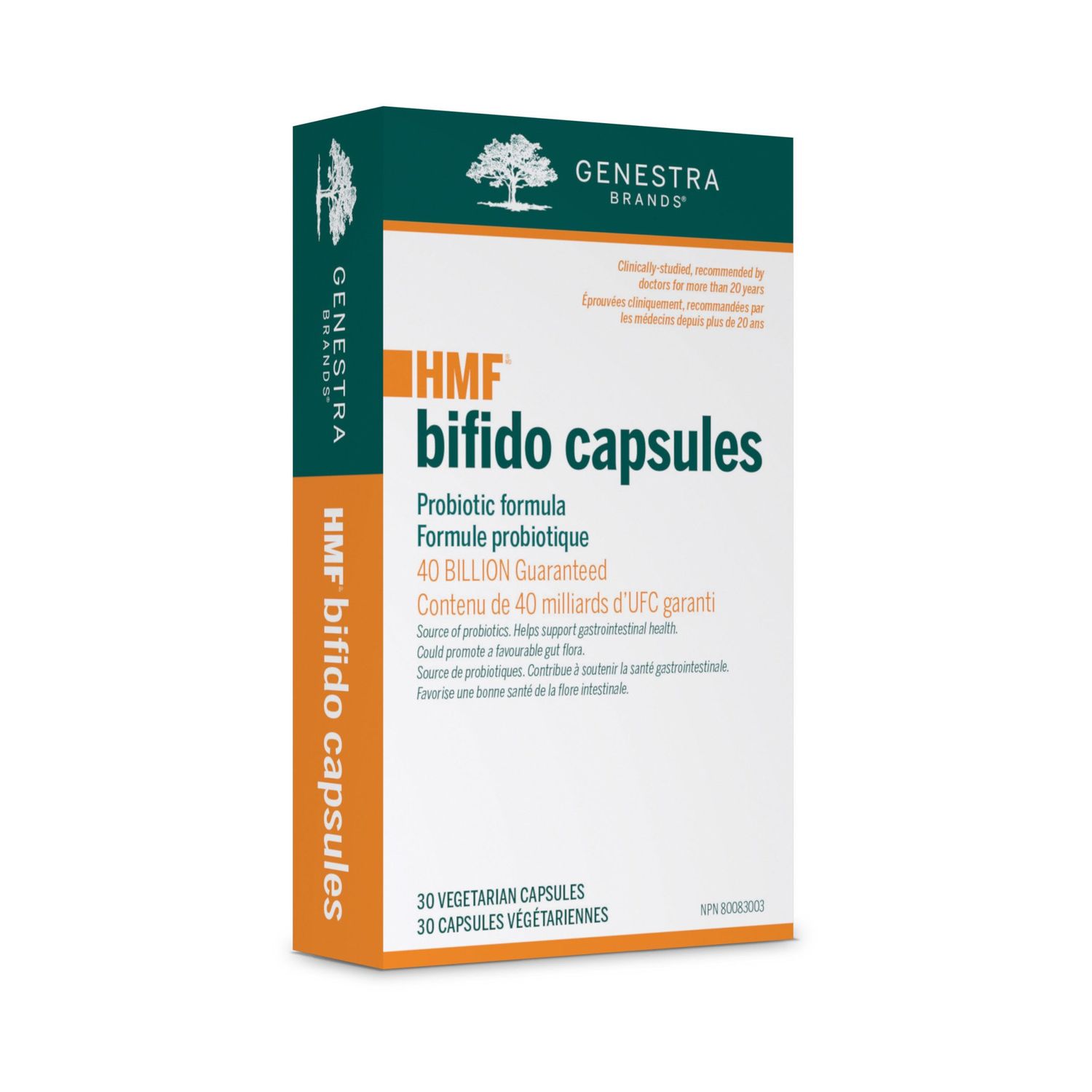 GENESTRA HMF BIFIDO CAPSULES 30 VEG CAPS